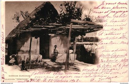 CPA Carte postale Espagne Murcia  Barracas Murcianas  1902 VM97780ok