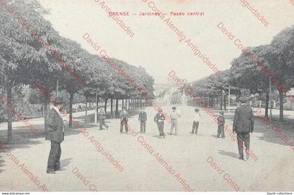 R.20  #G  ESPANÃ - ORENSE - JARDINES - PASEO CENTRAL