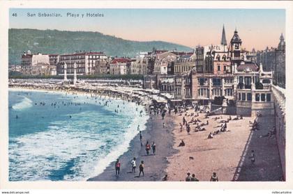 SPAIN - San Sebastian - Playa y Hoteles