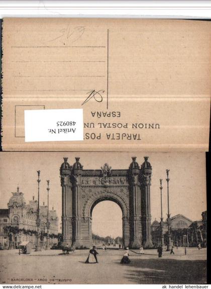 480925,Spain Barcelona Arco de Triunfo Triumphbogen