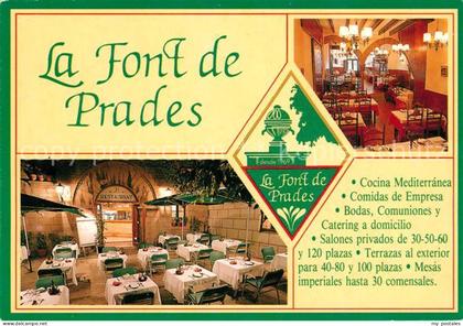Barcelona Cataluna La Font de Prades Restaurant