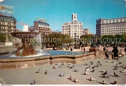 Barcelona Cataluna Plaza de Cataluña Fontana