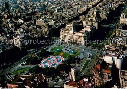 Barcelona Cataluna Plaza de Cataluna vista aérea