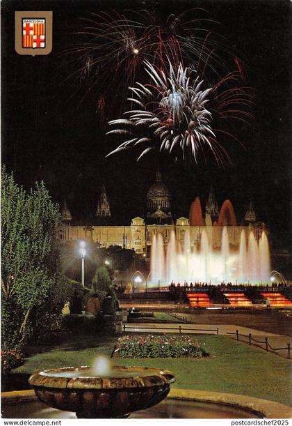 BF22665 barcelona fonts i palau nacional de montjuici spain