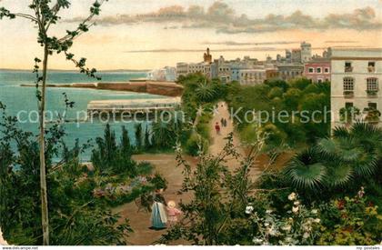 Cadiz Andalucia Panorama Kueste Hafen Promenade