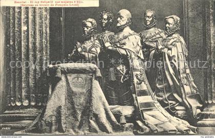 El Escorial El rey Felipe II sus mujeres e hijo