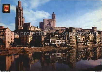 Gerona Kathedrale Fluss Onyar