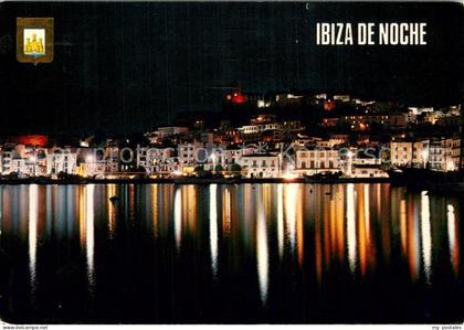 Ibiza Islas Baleares Bei Nacht