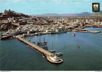 Ibiza Islas Baleares ES Porto de Ibiza Fliegeraufnahme
