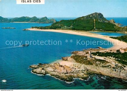 Islas Cies Vigo Galicia ES Kuestenpanorama