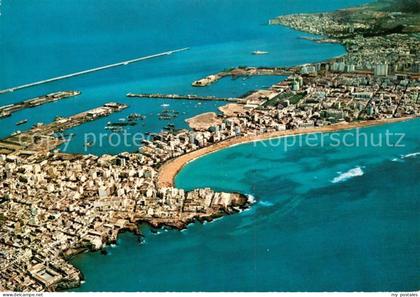 Las Palmas Gran Canaria Panorama Las Palmas Hafen von La Luz