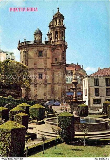 Pontevedra Galicia ES La Peregrina Chiesa Fontana