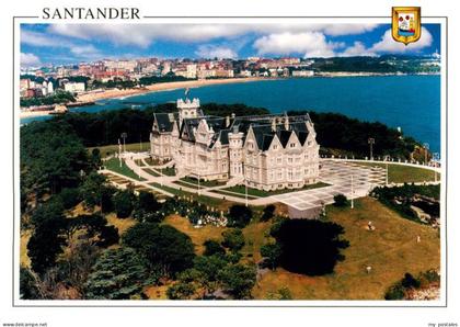SANTANDER Cantabria ES Fliegeraufnahme Luftbild Palacio-de-la-Magdalena Bucht Me