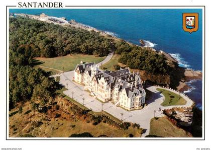 SANTANDER Cantabria ES Fliegeraufnahme Luftbild Palacio-de-la-Magdalena Klippen