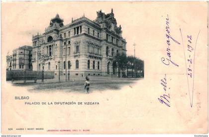 CPA Carte Postale  Espagne  Bilbao  Palacio de la Diputacion de Vizcaya  1902 VM97247