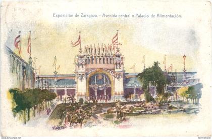 Exposition de Zaragoza - Avenida central