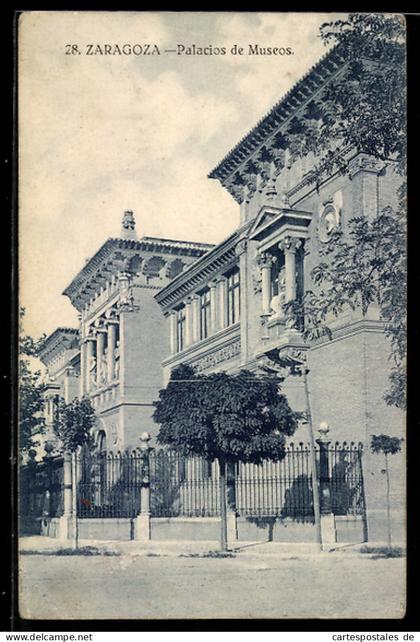 Postal Zaragoza, Palacios de Museos