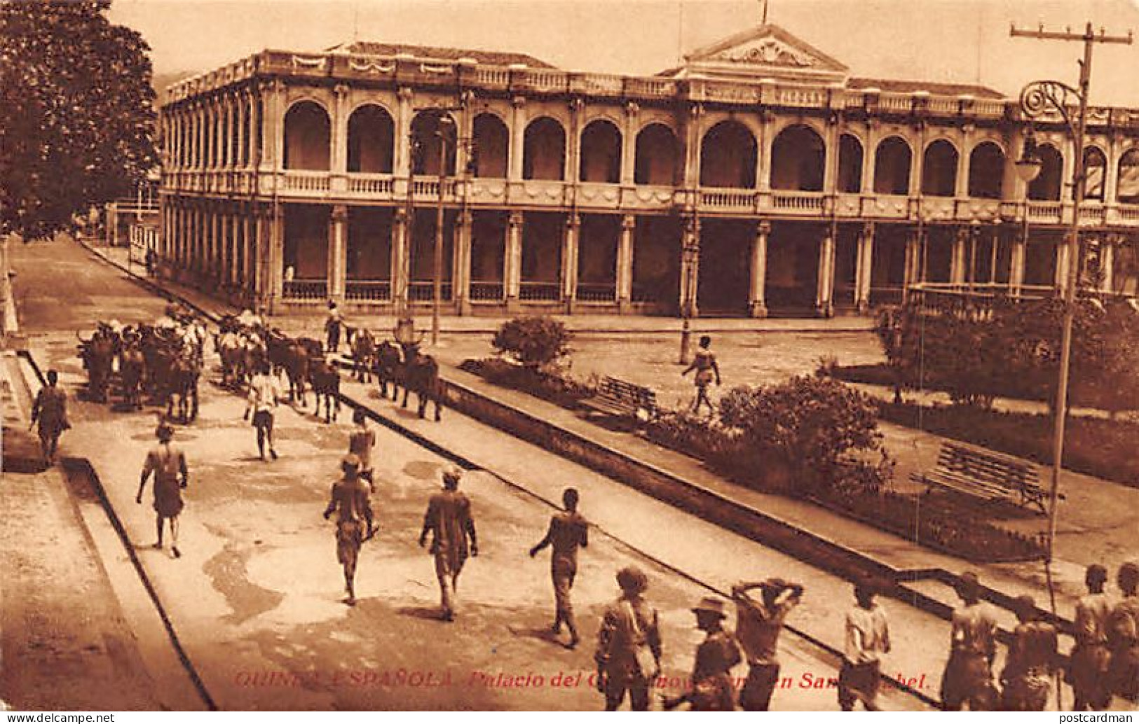 Spanish Guinea - SANTA ISABEL - Palacio del Gobierno