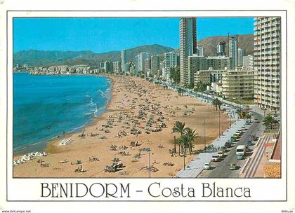 Carte Postale - Espagne - Espana - Comunidad Valenciana - Benidorm - Playa de Levante - immeubles - architecture - Plage