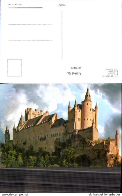 761874 Segovia El Alcazar Provinz Segovia Spain