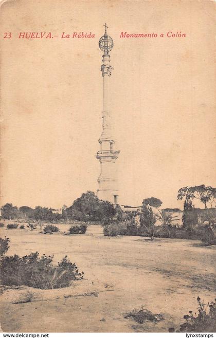 A991 Spain Huelva Rabida Monumento a Colon Monument postcard