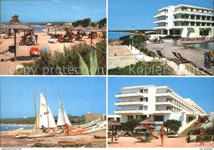 Formentera Hotel Formentera Playa de Mitjorn Strand Segelboot