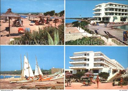 Formentera Hotel Formentera  Strand Segelboote