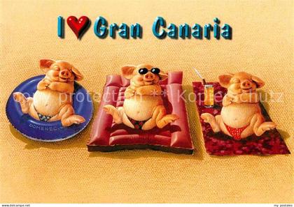 Gran Canaria I love Gran Canaria Gluecksschweinchen