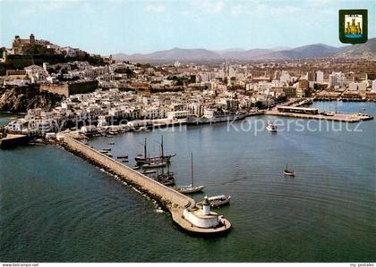 Ibiza Islas Baleares Puerto de Ibiza Fliegeraufnahme