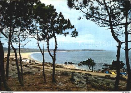 Pontevedra Playa de la Lanzada Strand Camping Kueste