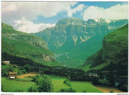 Postal Huesca. Sierra de Tendeña. Publicidad Labor. Jorba