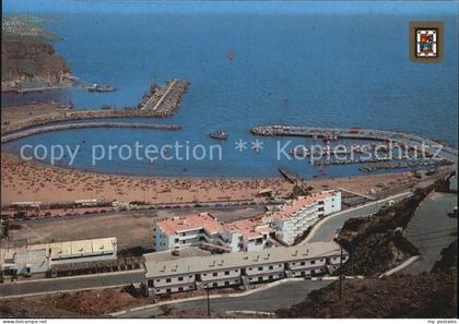 Puerto Rico Gran Canaria Playa Puerto Hafen Strand
