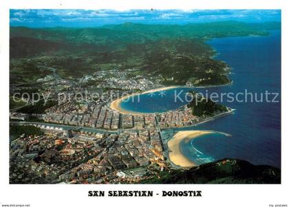 San Sebastian  Pais Vasco ES Fliegeraufnahme