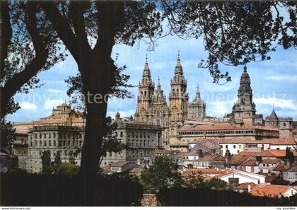 Santiago de Compostela Stadtansicht Kathedrale