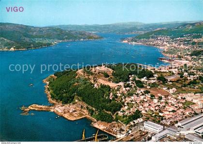Vigo Galicia Espana Vista aérea