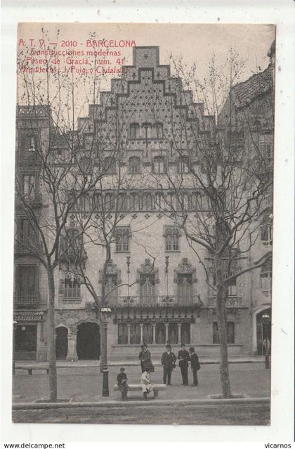 CP ESPAGNE BARCELONA Construcciones modernas Paseos de Gracia