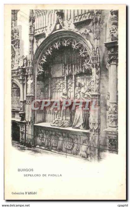 CPA Burgos Sepulcro De Padilla