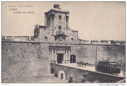 Espagne - Cadiz - Puerta de Tierra - Tramway
