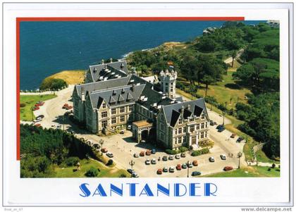 {25685} Espagne Cantabria Santander Palacio de La Magdalena .  " en baisse "