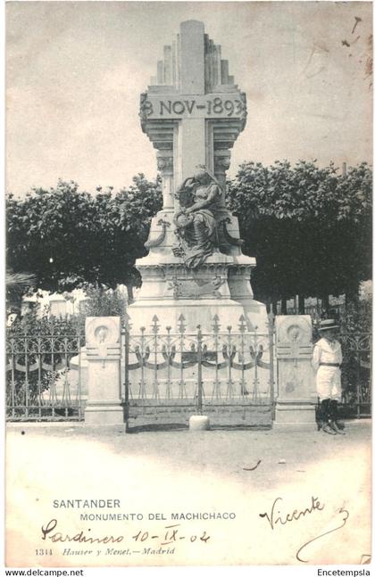 CPA Carte Postale  Espagne Santander Monumento del Machichaco 1902 VM78718