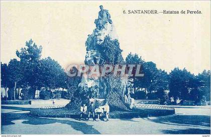 CPA SANTANDER-Estatua de pereda