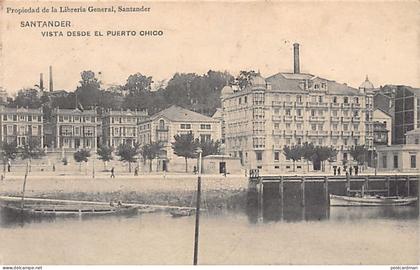 España - SANTANDER (Cant.)  Vista desde el puerto chico - Ed. Libreria General