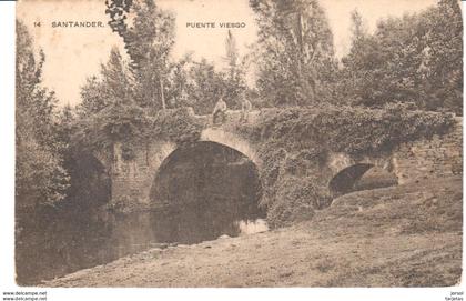 POSTAL   SANTANDER  - CANTABRIA  -ESPAÑA  - PUENTE VIESGO