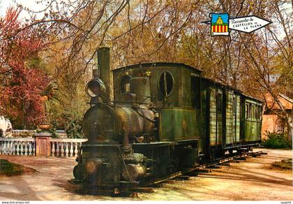 CPM Castellon Parc Train Antique