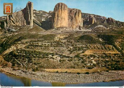 CPM Pirineo Aragones Huesca Riglos Vue des Mallon de Riglos