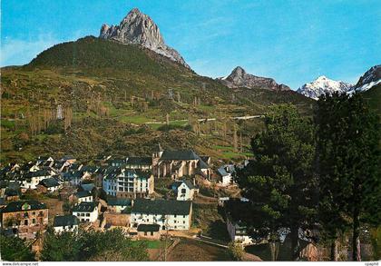 CPM Pirineo Aragones Huesca Sallent de Gallego Vue partielle et Pena Foratata