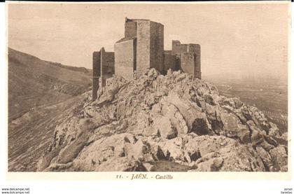 POSTAL    JAEN  -ESPAÑA  -CASTILLO  ( CASTLE )