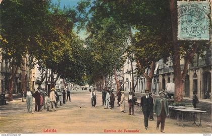LERIDA - Ramblas de fernando.