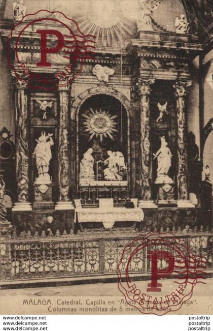 Málaga - Catedral, Capilla en "Agata Morisca de Málaga".  Andalucia // España