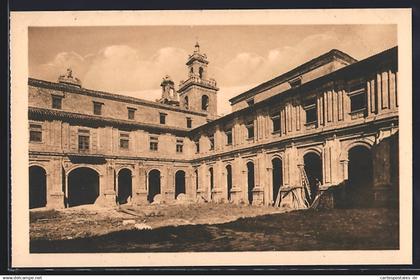 Postal Orense, Monasterio de Osera, Patio de caballeros